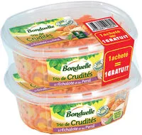 Mängden socker i Trio de Crudités à l'échalote et au persil