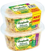 Mängden socker i Taboulé Oriental Menthe et Huile d'Olive vierge extra