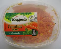 Mängden socker i Carottes râpées à la Coriandre