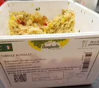 Mängden socker i TABOULE AU POULET