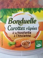 Mängden socker i Carottes râpées à la moutarde à l'ancienne