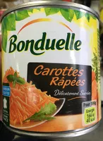 Mängden socker i Carottes râpées