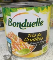 Mängden socker i Trio de crudités