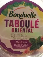 Mängden socker i Taboulé Oriental Menthe et Huile d'Olive vierge extra 180g - portion individuelle