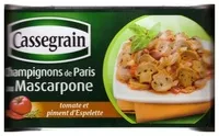 Mängden socker i Champignons de Paris au Mascarpone, tomate et piment d\'Espelette