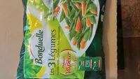 Mängden socker i Les 3 Légumes Précuit Vapeur haricots verts, carottes et pois gourmands