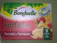 Mängden socker i Farfalles Tomates et Parmesan