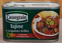Mängden socker i Tajine légume grillés