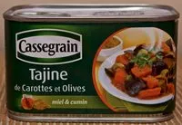 Mängden socker i Tajine de Carottes et Olives - miel et cumin