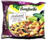 Mängden socker i L'Italienne aux légumes du soleil, Penne rigate, Basilic et Origan