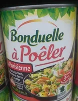 Mängden socker i Bonduelle à Poêler