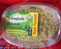 Mängden socker i Taboulé Oriental Menthe et Huile d'Olive vierge extra