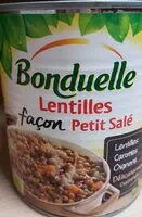 Mängden socker i Lentilles petit salé
