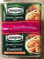 Mängden socker i Légumes cuisinés pour couscous Cassegrain
