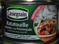 Mängden socker i Ratatouille Cuisinée à la Provençale à l'Huile d'Olive Vierge Extra