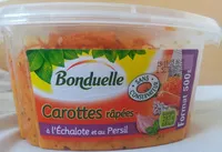 Mängden socker i Carottes râpées à l'échalote et au persil