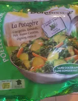 Mängden socker i Poêlée La Potagère - Courgettes, Epinards, Pois