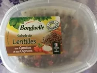 Mängden socker i Salade de Lentilles Carottes & Oignons