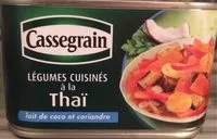 Mängden socker i Légumes cuisinés à la Thaï