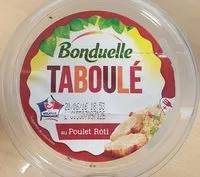 Mängden socker i Taboulé au poulet rôti - portion individuelle