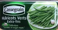 Mängden socker i haricots verts extra fins