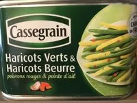 Mängden socker i Haricots Verts et Haricots Beurre