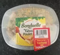 Mängden socker i Taboulé poulet roti