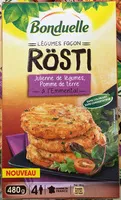 Mängden socker i Légumes façon Rösti Julienne de légumes, Pomme de terre à l'Emmental