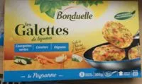 Mängden socker i Galettes La Paysanne - Courgettes vertes, carottes et oignons