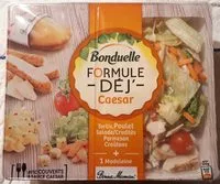 Mängden socker i Bonduelle formule déj'Caesar