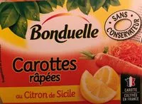 Mängden socker i Carottes râpées au citron de Sicile