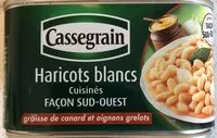 Mängden socker i Haricots Blancs Cuisinés Façon Sud Ouest