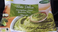 Mängden socker i Purée Délice - Courgettes, Céleri, Brocolis, Pois - Délice Vert