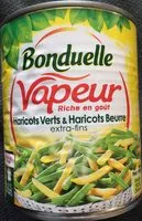 Mängden socker i Haricots Verts et Haricots Beurre Vapeir