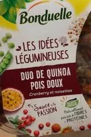Mängden socker i Duos  de quinoa pois doux