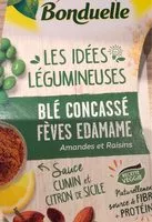 Mängden socker i Les idées legumineuses : Blé concassé Fèves Edamame