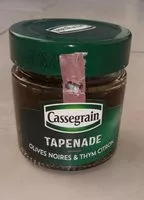 Mängden socker i Tapenade Olives Noires et Thym Citron