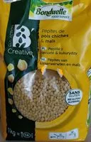 Mängden socker i Pépites de pois chiches et maïs