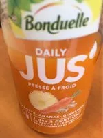 Mängden socker i Daily jus'