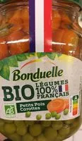 Mängden socker i Petits Pois Carottes Bio Légumes 100% Français