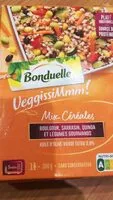 Mängden socker i VeggissiMmm! Mix Céréales - Boulgour, Sarrasin, Quinoa et légumes gourmands
