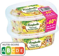 Mängden socker i Taboulé au Poulet Rôti Bonduelle 300gx2 2éme à -60%