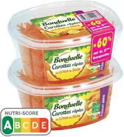 Mängden socker i Carottes Rappées au Citron de Sicile Bonduelle 500gx2 2éme à -60%