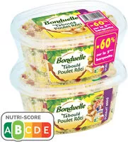 Mängden socker i Taboulé au Poulet Rôti Bonduelle 500gx2 2éme à -60%