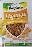 Mängden socker i Légumiô Pois chiches et Maïs en Perles