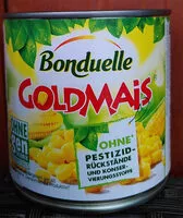 Mängden socker i Goldmais