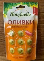 Mängden socker i Olives vertes dénoyautées au piment