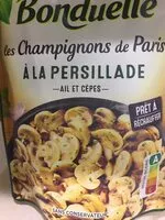 Mängden socker i Champignons de paris à la persillade