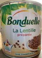 Mängden socker i La lentille préparée
