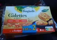 Mängden socker i Galettes de légume